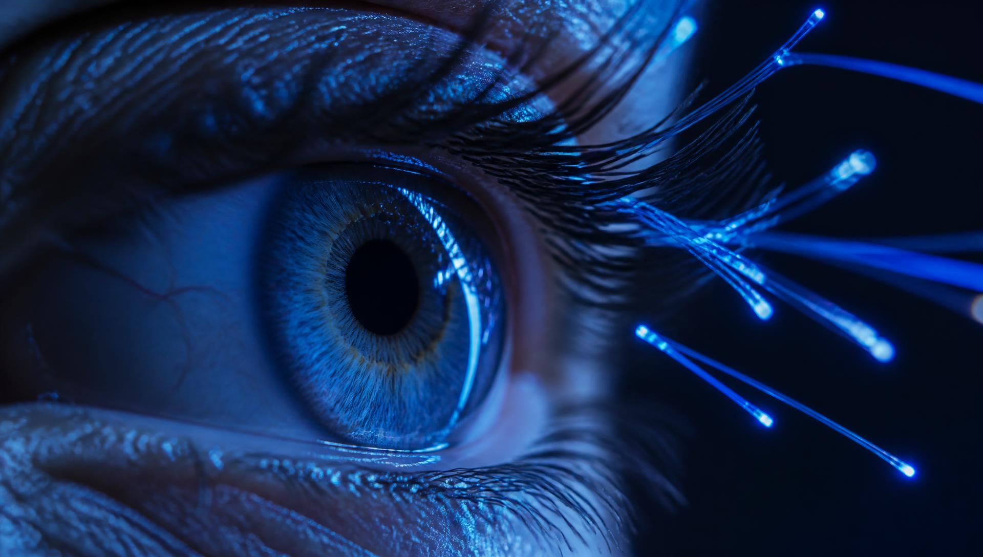 Primer plano de un ojo humano